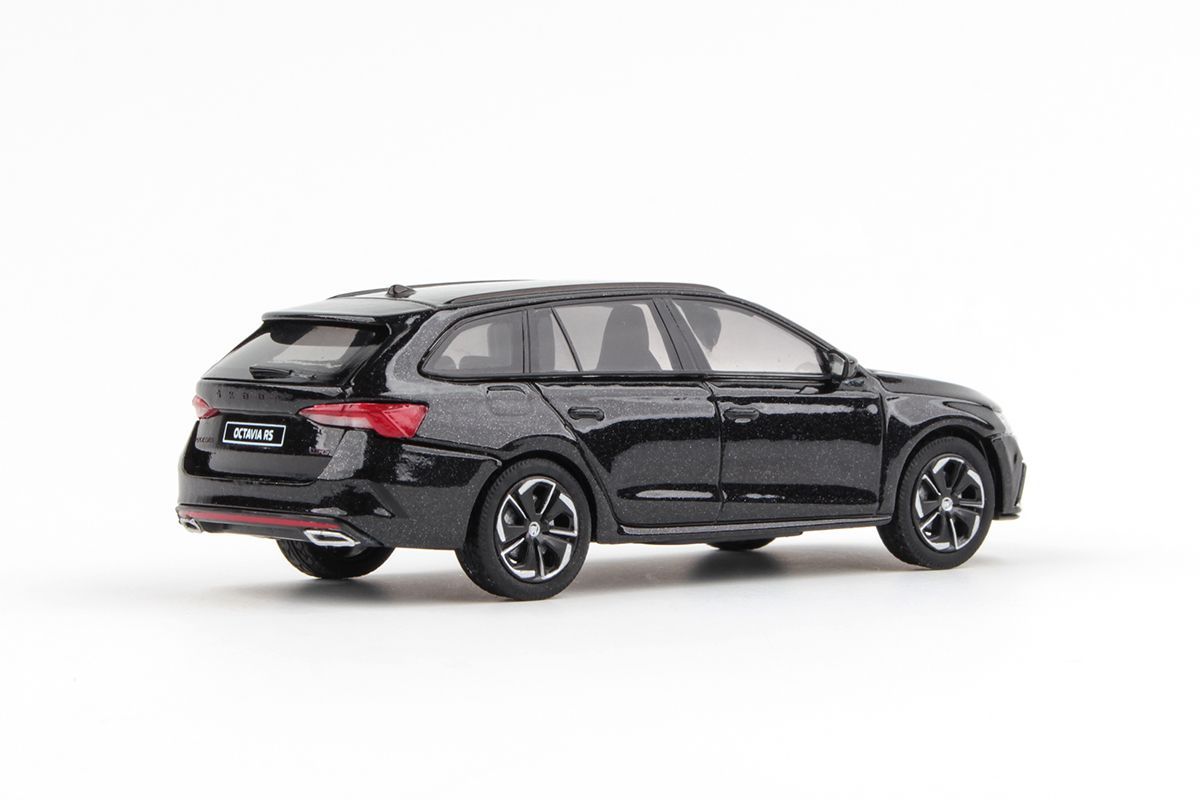 Škoda Octavia IV Combi RS 2020 černá magic metalíza 1:43 Abrex
