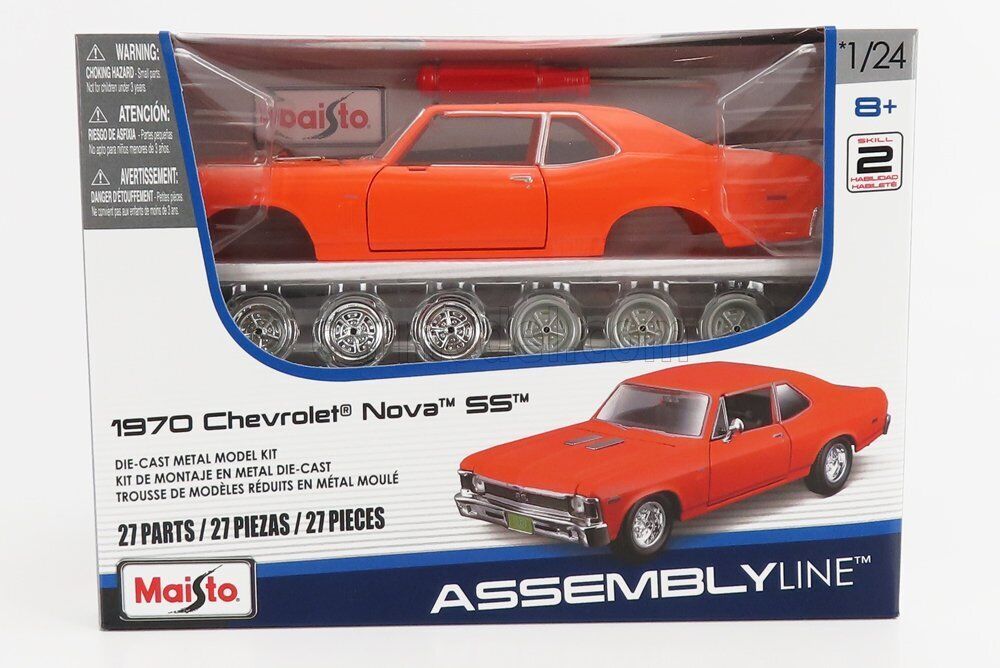 Chevrolet Nova SS Coupe 1970 "KIT" orange 1:24 Maisto