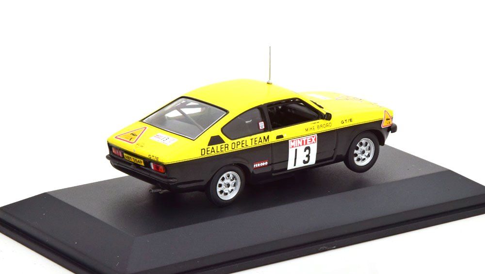 Opel Kadett C GT/E #13 Röhrl/Broad Mintex Rally 1977 1:43 CMR