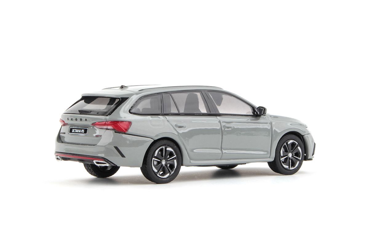 Škoda Octavia IV Combi RS 2020 Šedá Steel Uni 1:43 Abrex