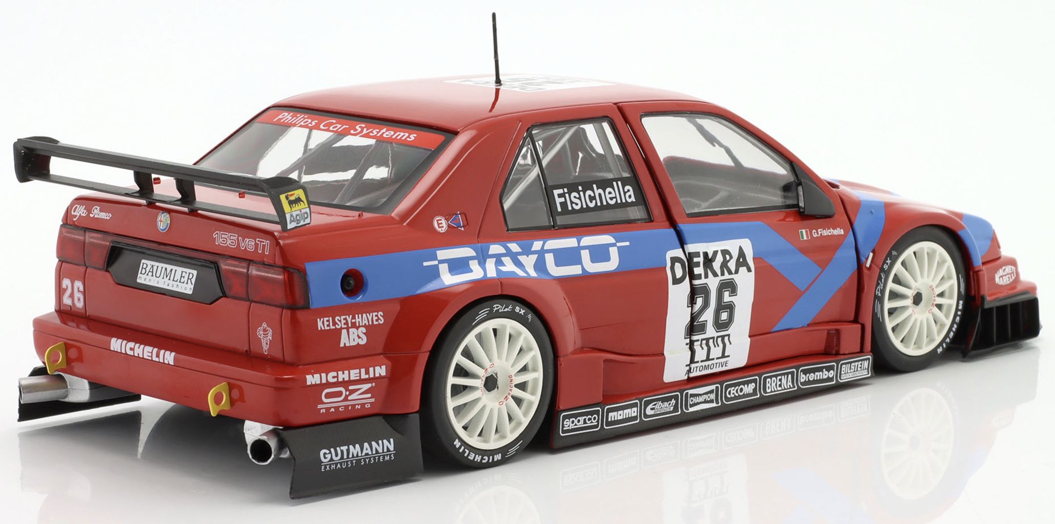 Alfa Romeo 155 V6 TI Team Alfa Corse 2 #26 Giancarlo Fisichella DTM/ITC 1995 1:18 Werk83