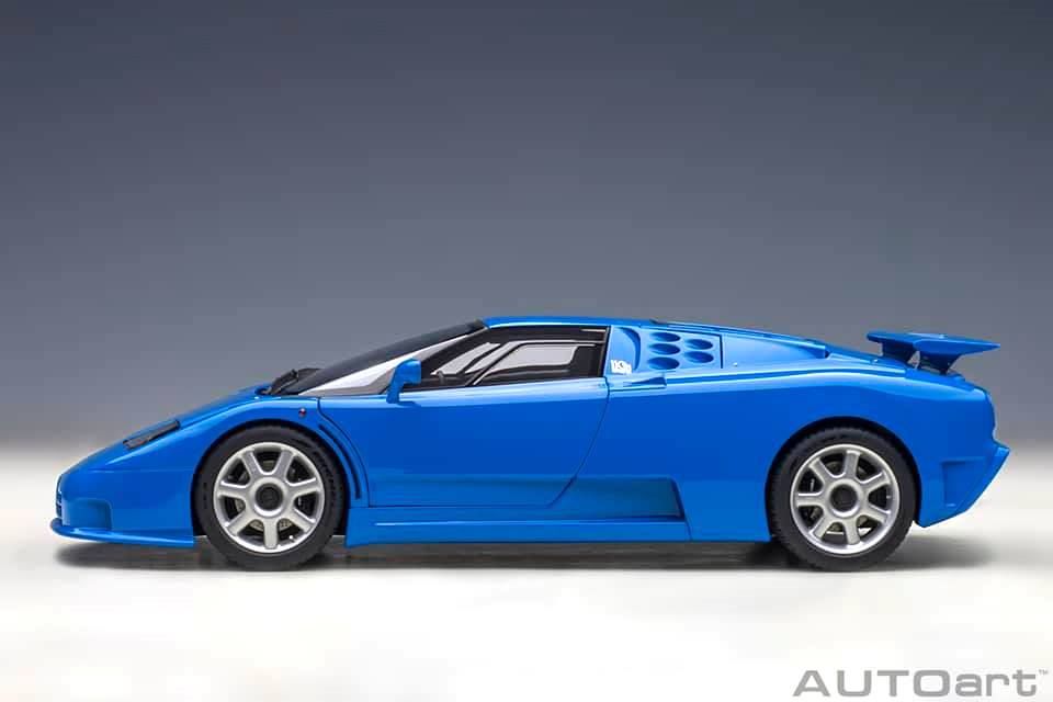 Bugatti EB 110 SS 1992 blue 1:18 AUTOart