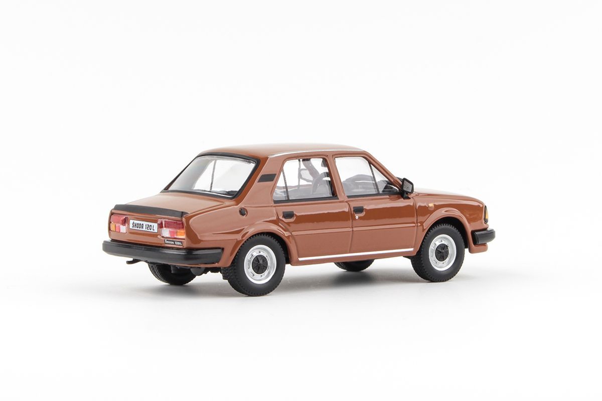 Škoda 120L 1984 skořicová hnědá 1:43 Abrex