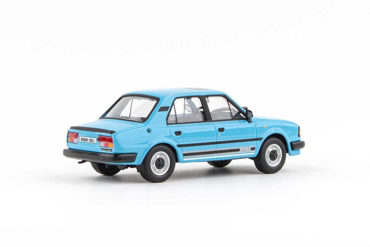 Škoda 120L 1984 modrá blankytná 1:43 Abrex
