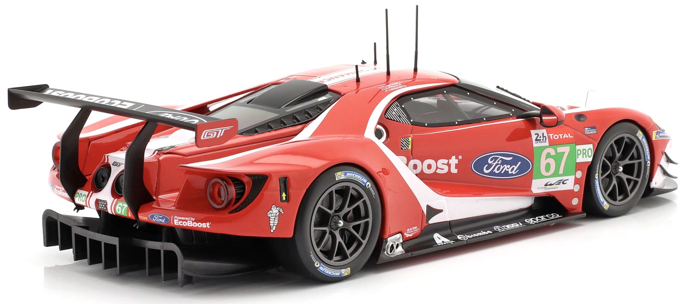 Ford GT #67 Tincknell/ Priaulx/Bomarito 24H Le Mans 2019 1:18 Ixo Models