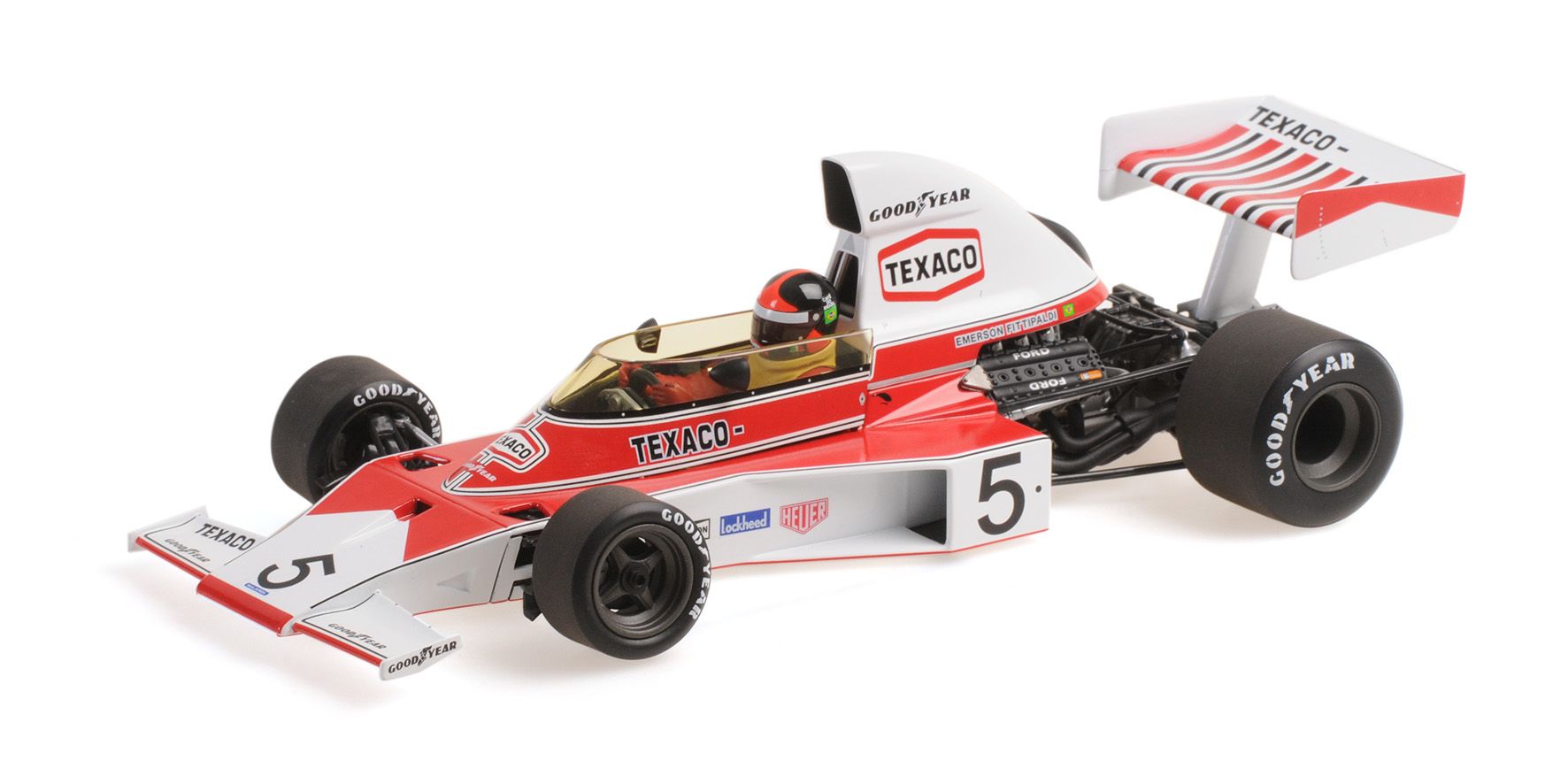McLaren Ford M23 Emerson Fittipaldi World Champion 1974 1:18 Minichamps