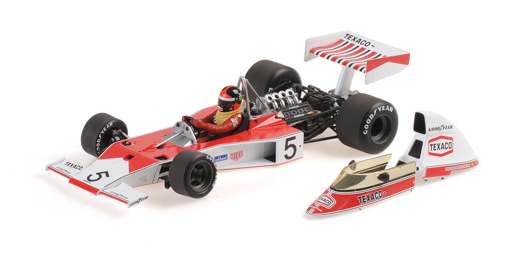 McLaren Ford M23 Emerson Fittipaldi World Champion 1974 1:18 Minichamps