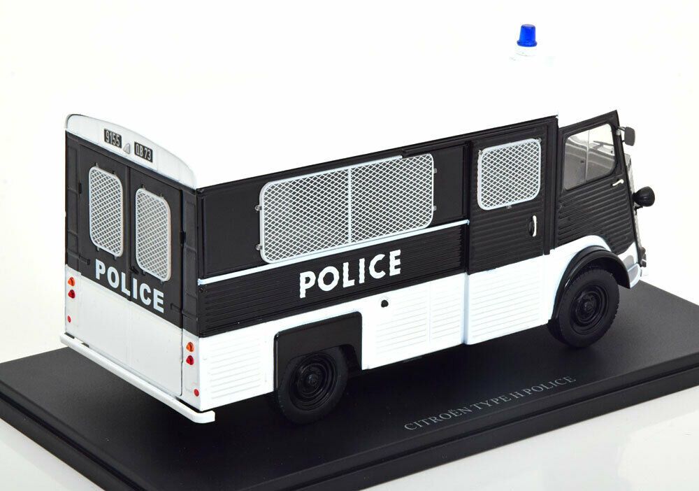 Citroen Type-H Van Police 1960 black white 1:24 Altaya