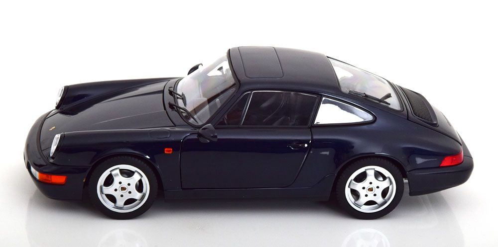 Porsche 911 964 Carrera 4 Coupe 1990 dark blue metallic 1:18 Norev