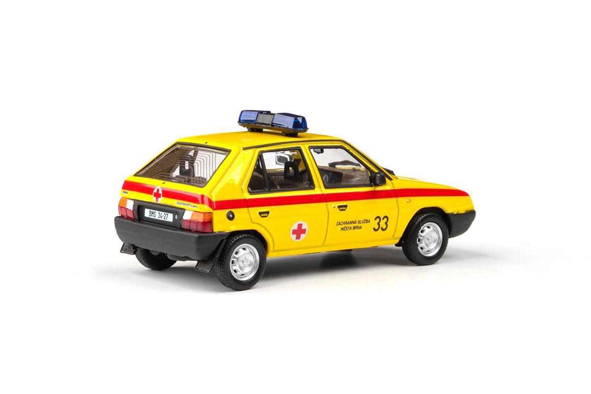Škoda Favorit 136L 1988 Záchranná Služba Města Brna 1:43 Abrex