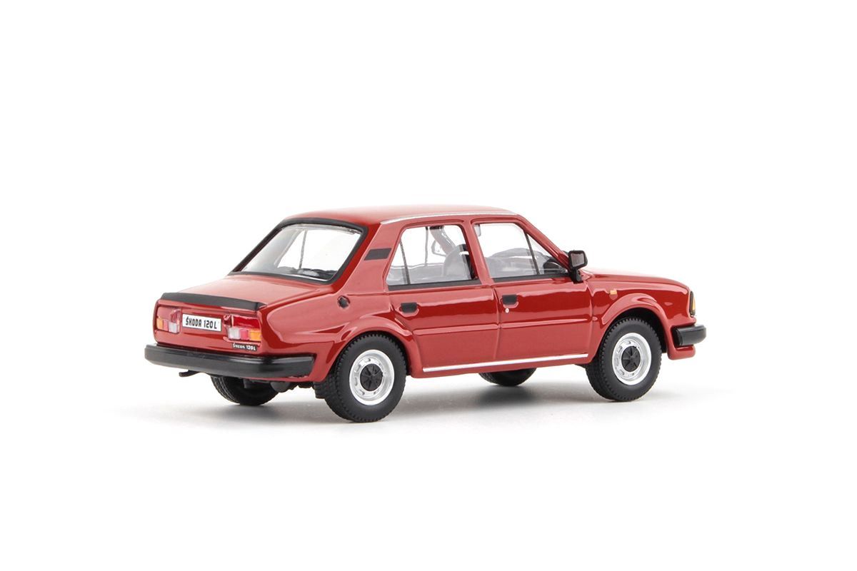 Škoda 120L 1984 červeň zemitá 1:43 Abrex