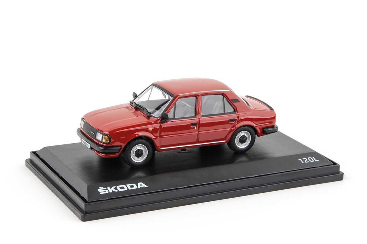Škoda 120L 1984 červeň zemitá 1:43 Abrex