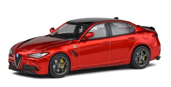 Alfa Romeo Giulia Quadrifoglio 2016 red 1:43 Solido