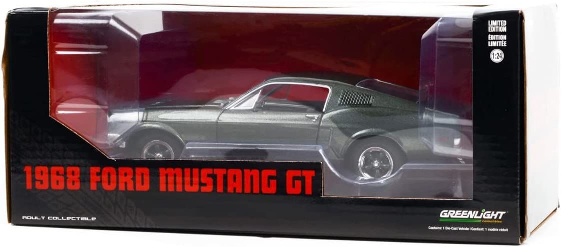 Ford Mustang GT Fastback 1968 highland green 1:24 Greenlight