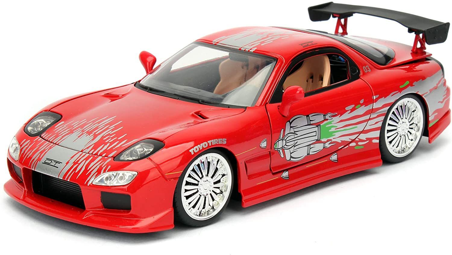 Mazda RX7 Fast And Furious 1995 red 1:24 Jada Toys