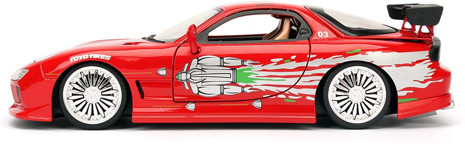 Mazda RX7 Fast And Furious 1995 red 1:24 Jada Toys