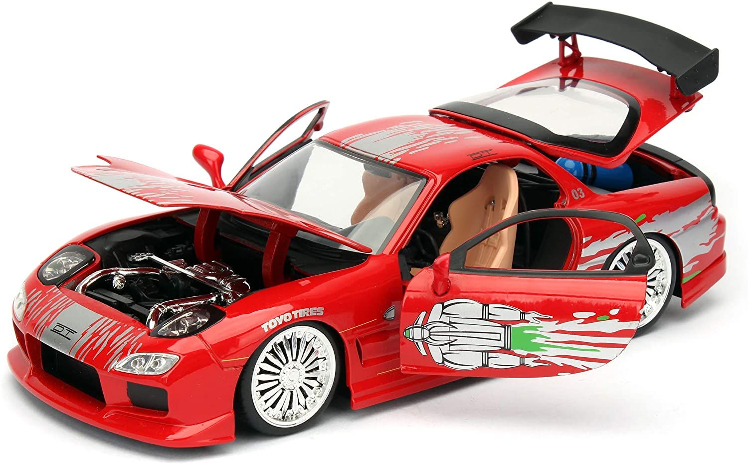 Mazda RX7 Fast And Furious 1995 red 1:24 Jada Toys