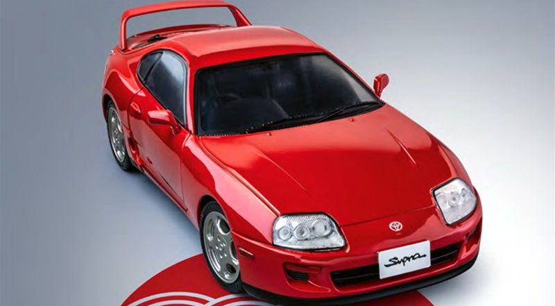 Toyota Supra MKIV A80 Coupe 1993 red 1:18 Solido