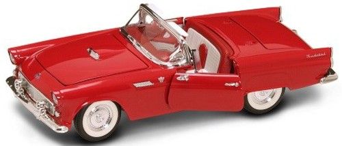 Ford Thunderbird with closed top 1955 red 1:18 Lucky Diecast