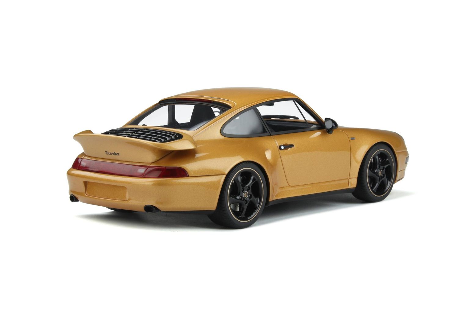 Porsche 911 993 Turbo S Coupe 2018 gold 1:18 GT Spirit