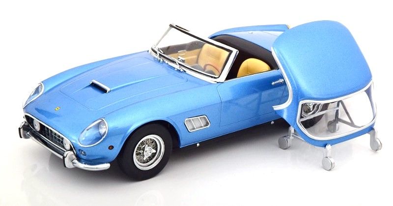 Ferrari 250 GT California Spyder 1960 light blue metallic 1:18 KK Scale