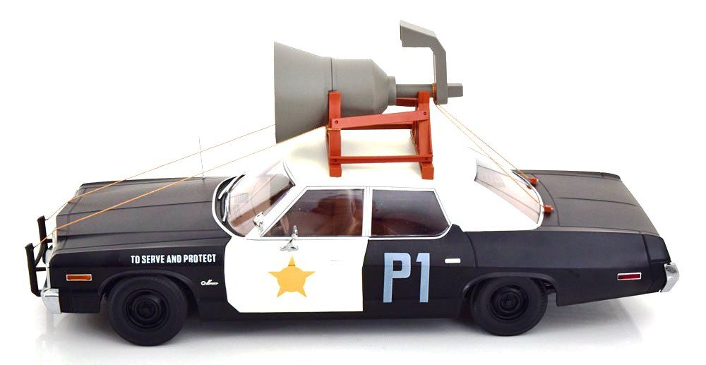 Dodge Monaco Bluesmobile 1974 Look a Like with The Horn on the Roof 1:18 KK Scale
