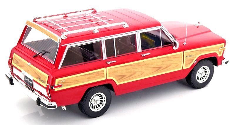 Jeep Grand Wagoneer 1989 red 1:18 KK Scale