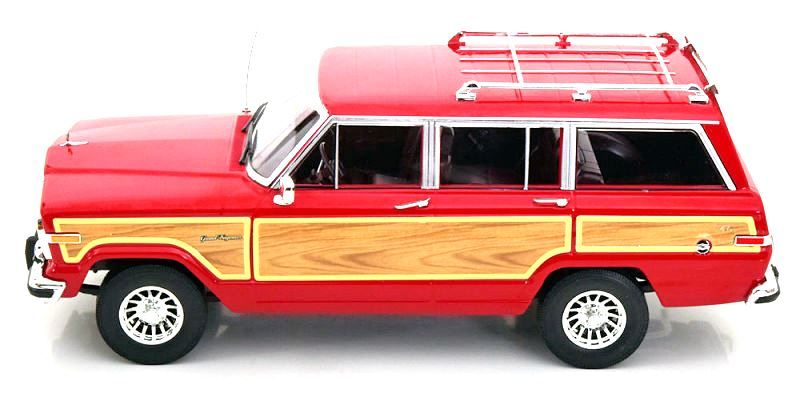 Jeep Grand Wagoneer 1989 red 1:18 KK Scale