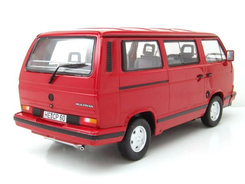 Volkswagen T3 Multivan Minibus Red Star 1992 1:18 Norev