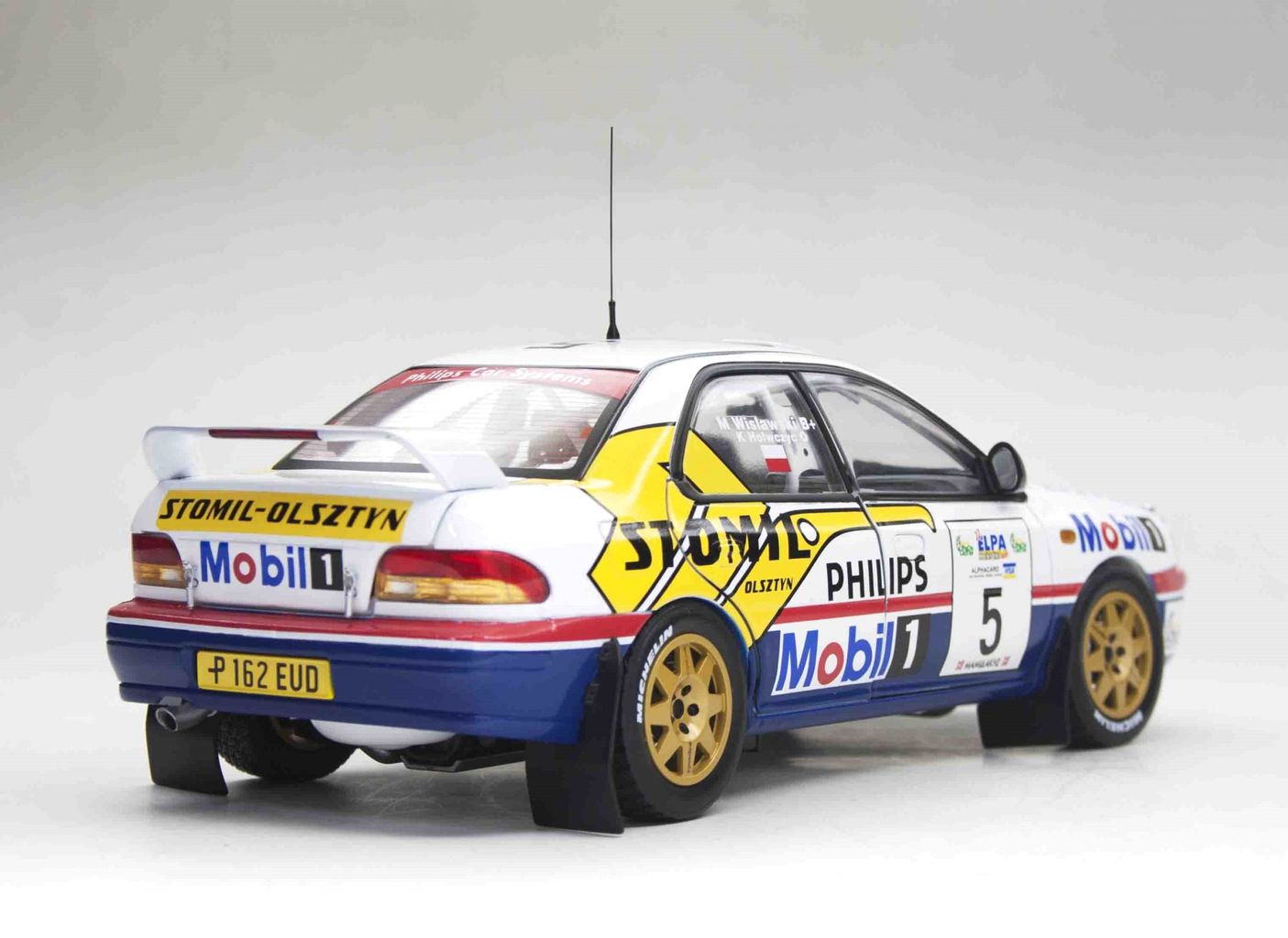 Subaru Impreza 555 #5 Winner Elpa Rally 1997 Holowczyc/Wislawski 1:18 Sun Star
