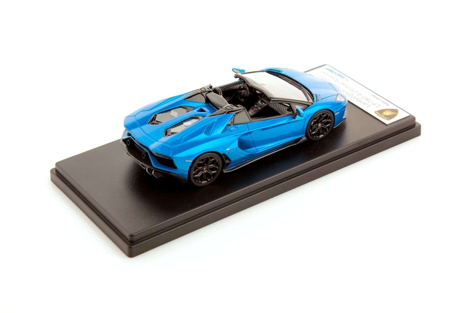 Lamborghini Aventador Ultimae Roadster Blu Tawaret 1:43 Look Smart Models