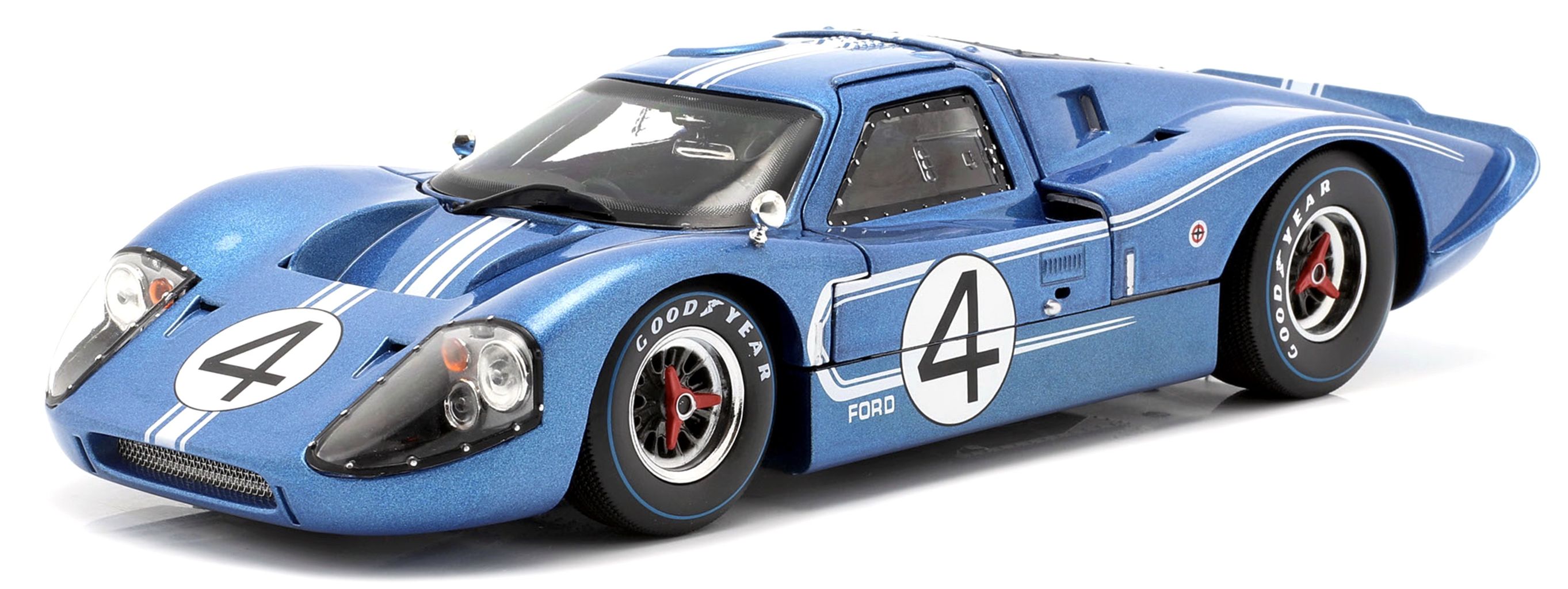 Ford GT40 MKIV #4 24hrs Le Mans 1967 Ruby/Hulme 1:18 Shelby Collectibles