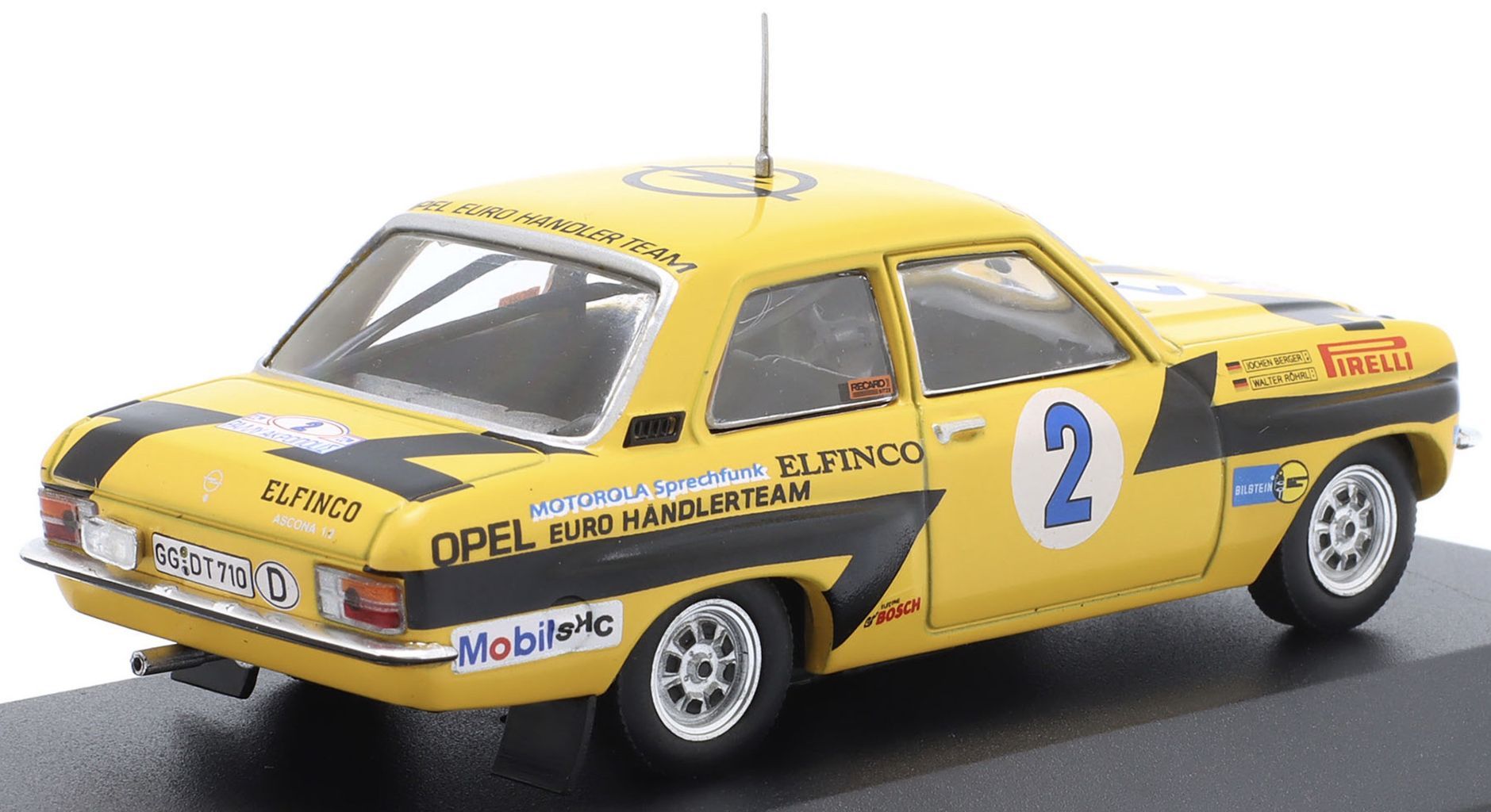Opel Ascona 1.9 SR #2 Röhrl/Berger Rally Acropolis 1975 1:43 CMR