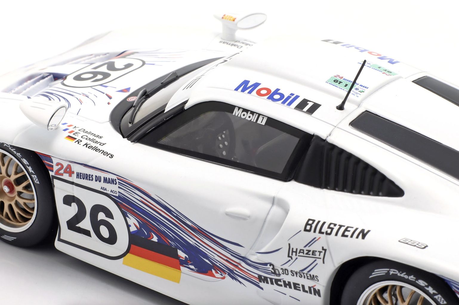 Porsche 911 GT1 #26 Collard, Kelleners, Dalmas 24h LeMans 1997 1:18 Werk83 