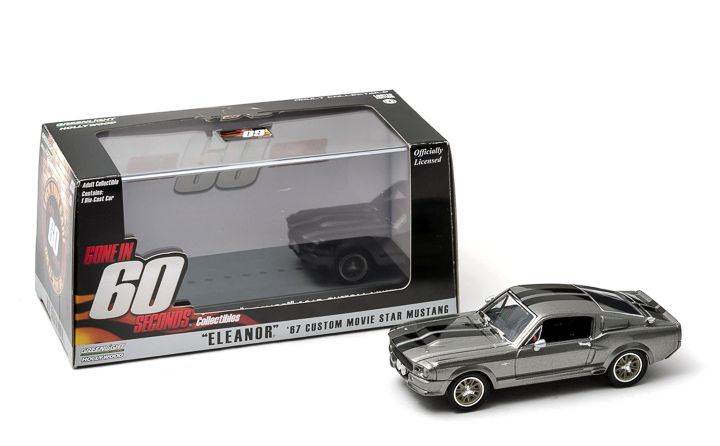 Ford Mustang GT500 Shelby "Eleanor" Hollywood 1967 grey 1:43 Greenlight