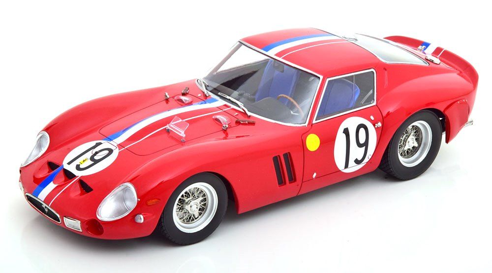 Ferrari 250GTO Coupe ch.3705gt #19 J.Guichet - P.Noblet 2nd 24h Le Mans 1962 1:18 KK Scale
