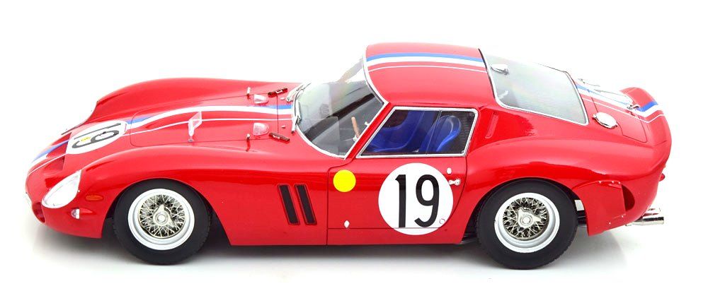 Ferrari 250GTO Coupe ch.3705gt #19 J.Guichet - P.Noblet 2nd 24h Le Mans 1962 1:18 KK Scale