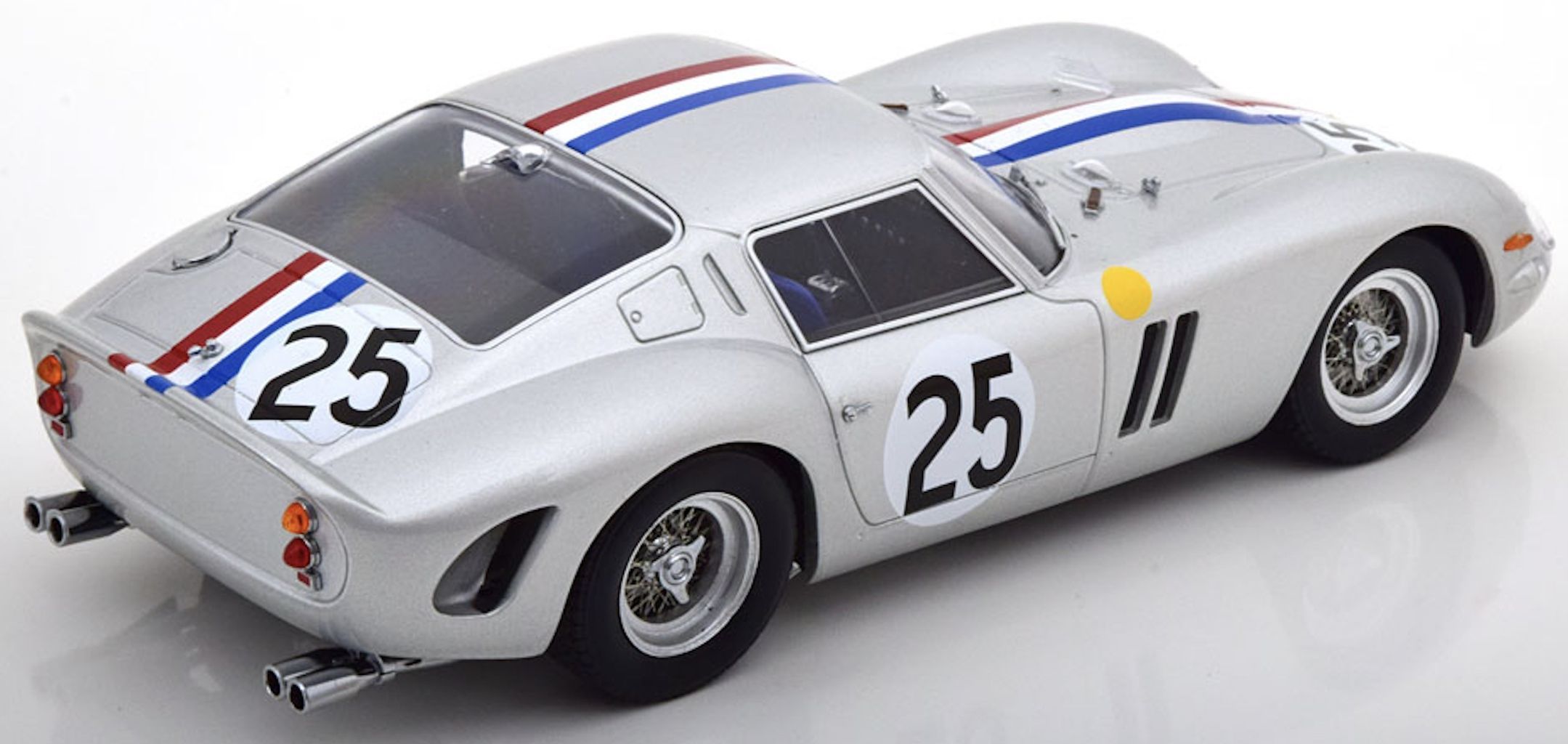 Ferrari 250 GTO 3.0L V12 Coupe Team Ecurie Francorchamps #25 Dernier/Dumay 24H Le Mans 1963 1:18 KK Scale