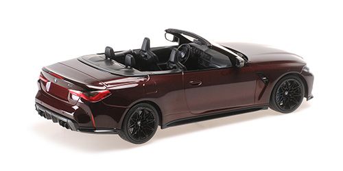 BMW M4 Cabriolet 2020 red metallic 1:18 Minichamps 