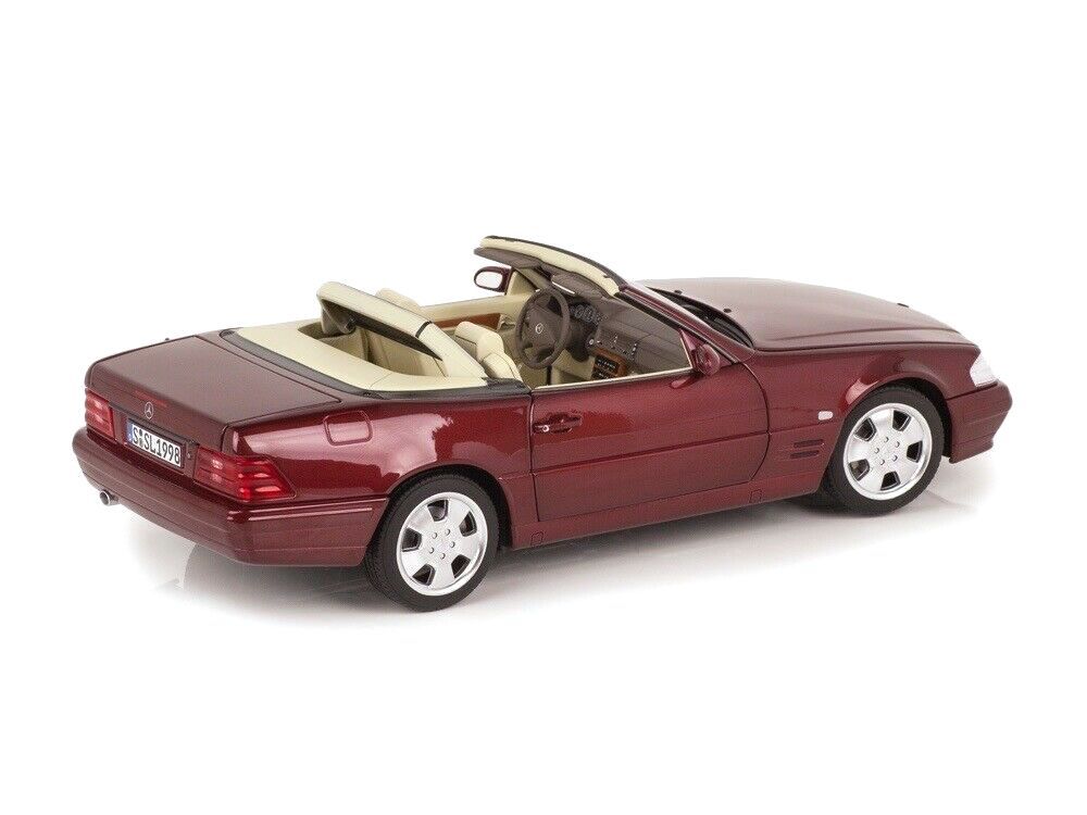 Mercedes-Benz SL 500 R129 1998 red 1:18 Norev
