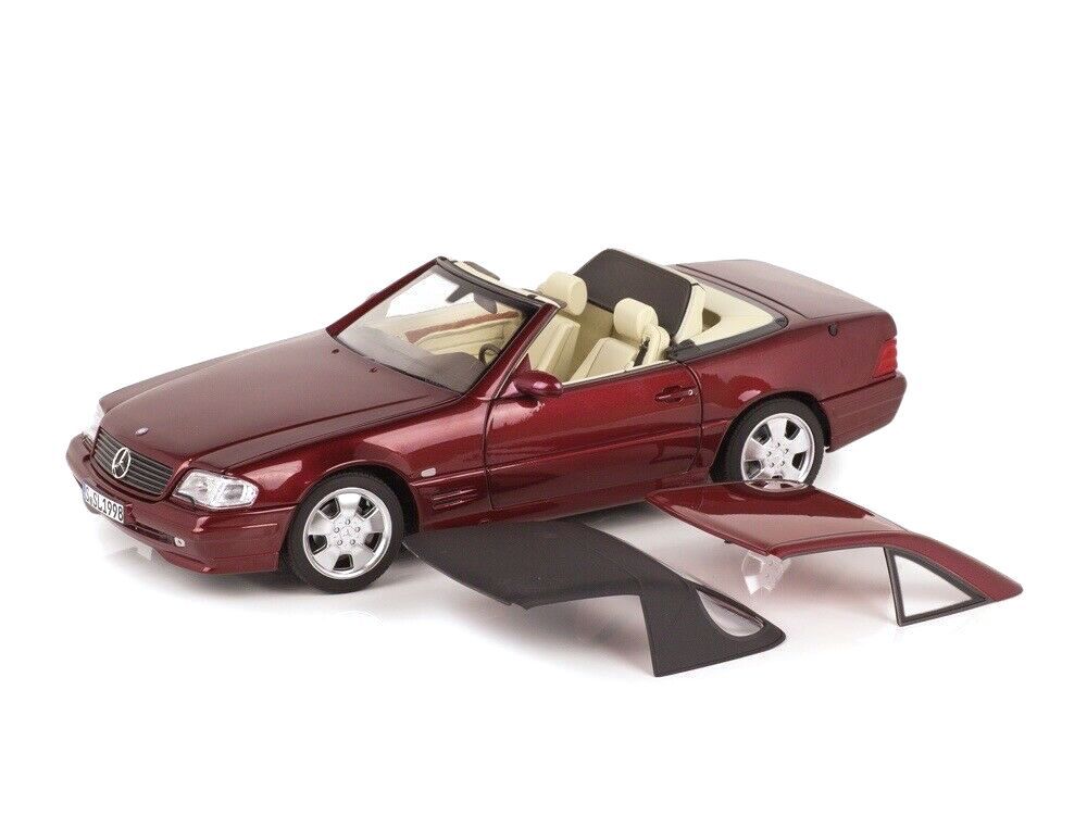 Mercedes-Benz SL 500 R129 1998 red 1:18 Norev