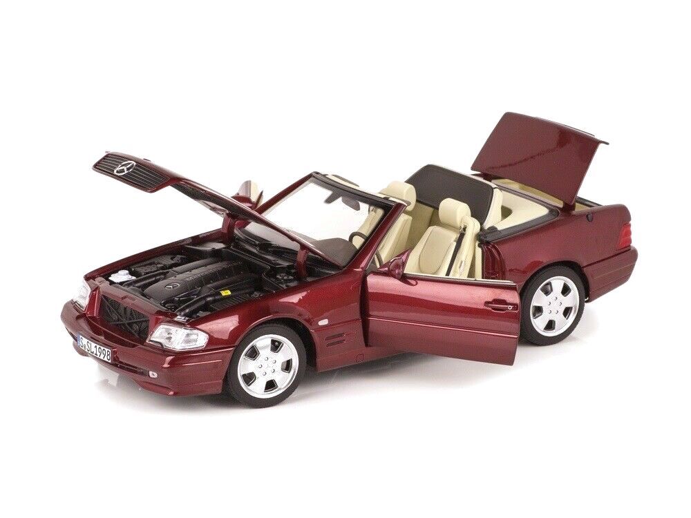 Mercedes-Benz SL 500 R129 1998 red 1:18 Norev