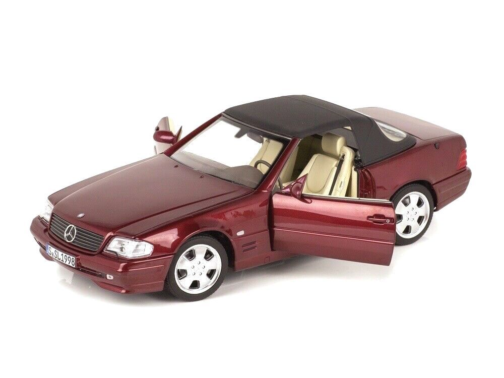 Mercedes-Benz SL 500 R129 1998 red 1:18 Norev