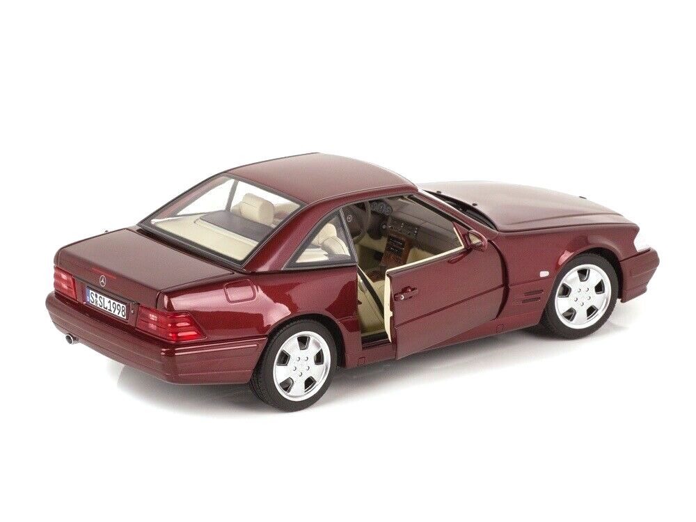 Mercedes-Benz SL 500 R129 1998 red 1:18 Norev