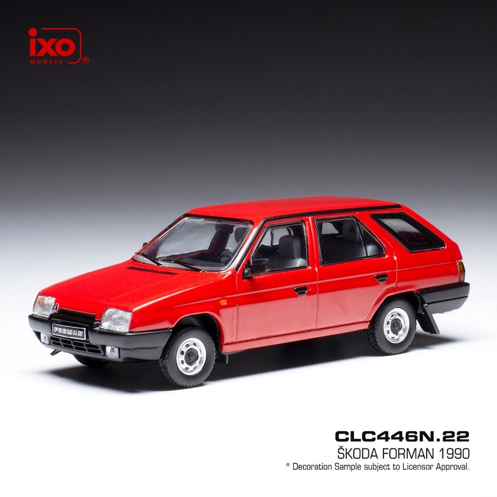 Škoda Forman 1990 red 1:43 Ixo Models