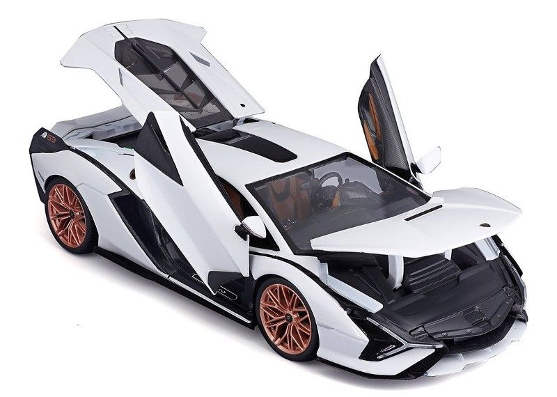 Lamborghini Sian FKP37 white 1:18 Bburago