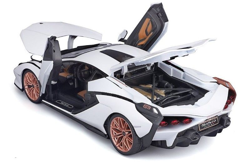 Lamborghini Sian FKP37 white 1:18 Bburago
