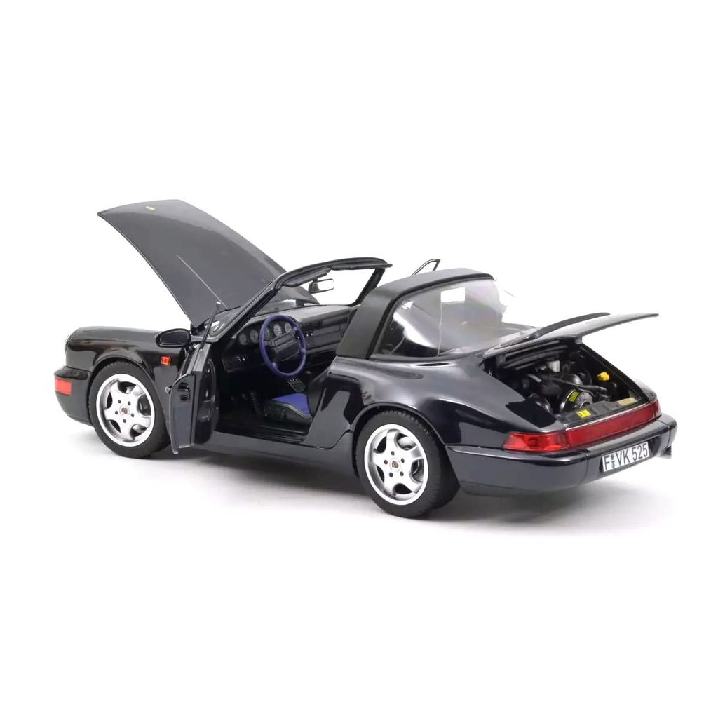 Porsche 911 Carrera 4 Targa 1991 blue metallic 1:18 Norev