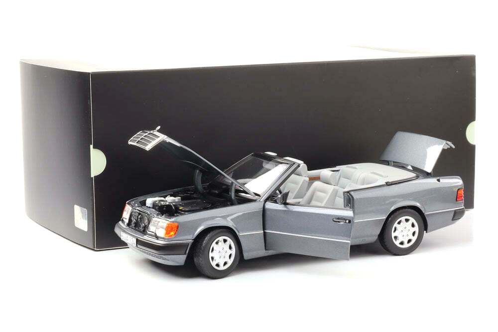 Mercedes-Benz 300 CE-24 Cabriolet (A124) grey 1:18 Norev