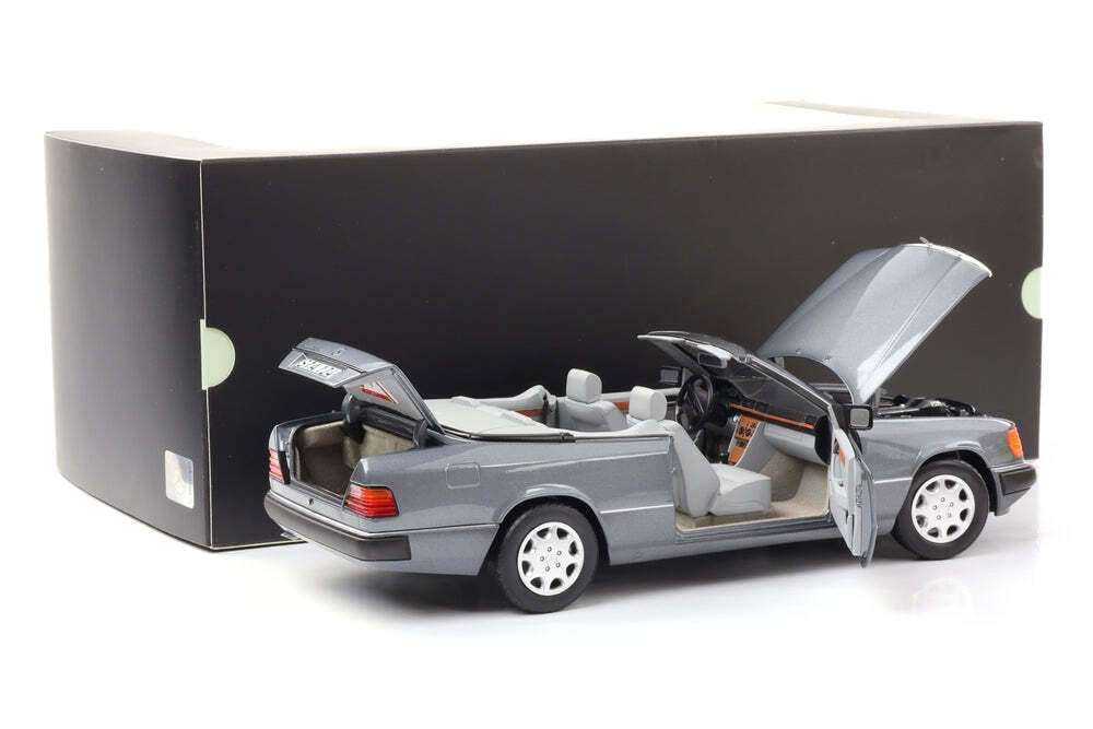Mercedes-Benz 300 CE-24 Cabriolet (A124) grey 1:18 Norev